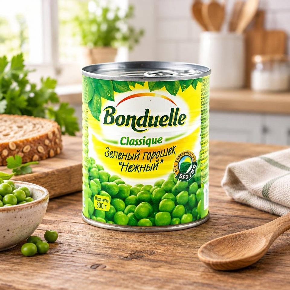 Bonduelle Горошек зеленый 350мл