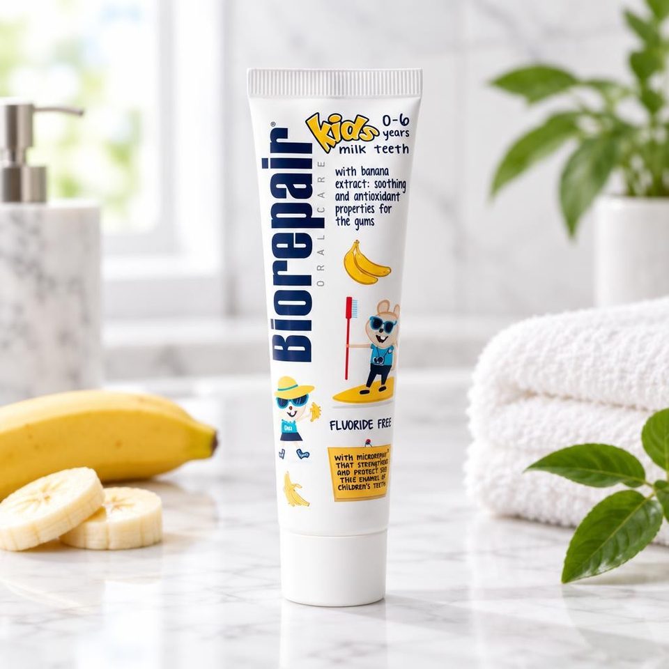 Biorepair Kids  Детская  зубная паста Банан 50мл
