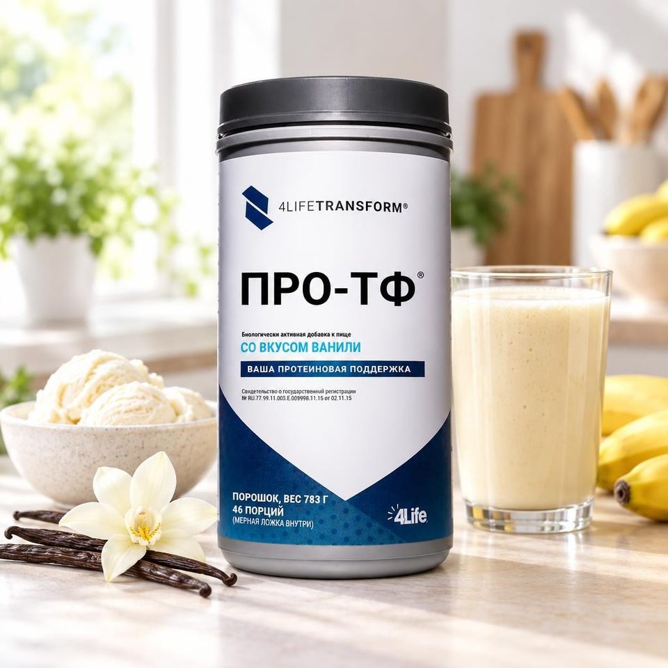 4life Transform про-тф со вкусом ванильного крема