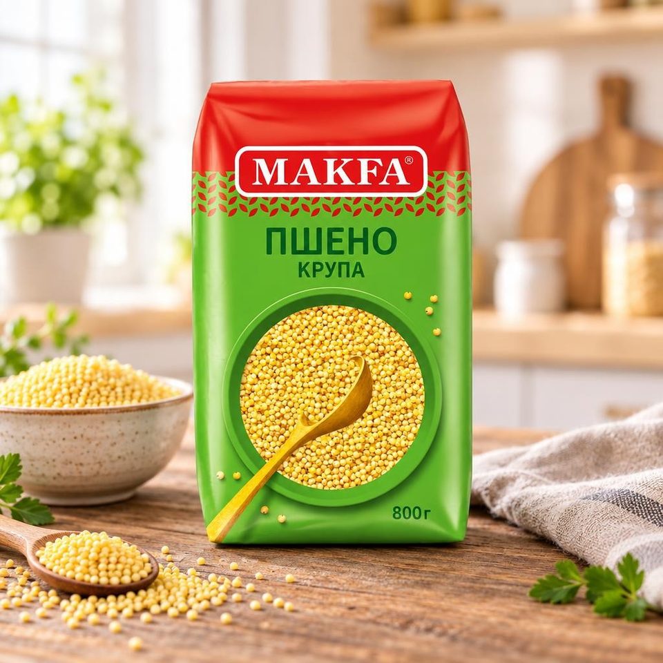 Макфа Пшено крупа 800гр