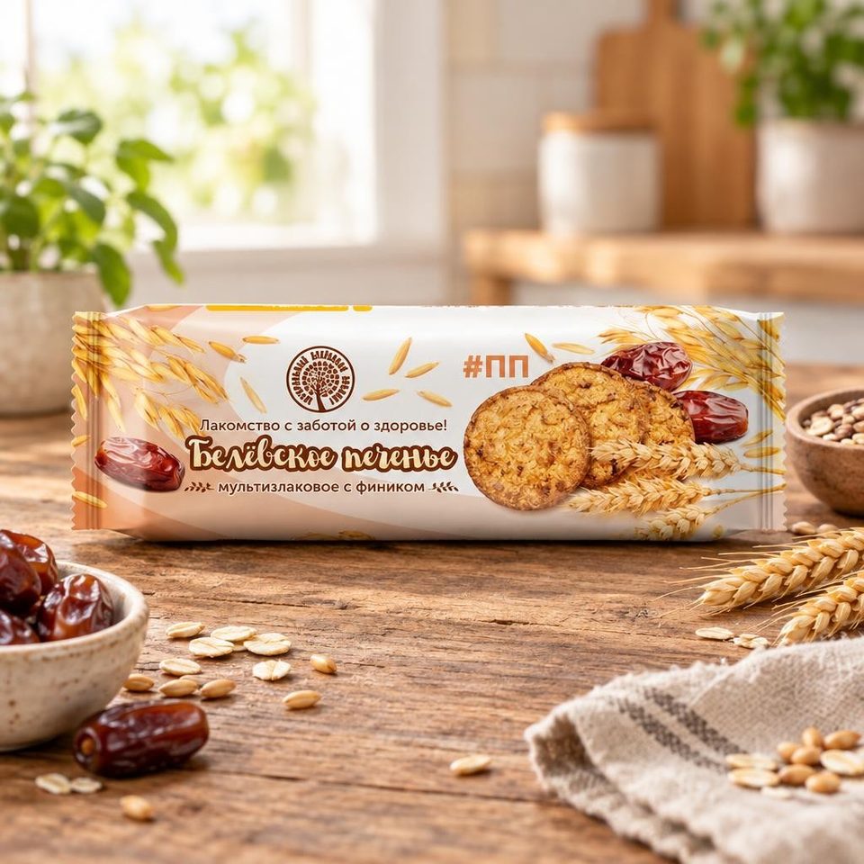 Печенье мультизлаковое с фиником 120 гр 18 шт