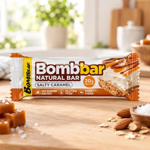 Bombbar батончик Соленая карамель 60гр 20шт