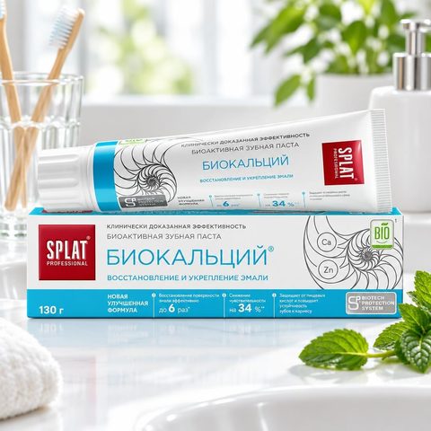 Prof Biocalcium Лечебные травы зубная паста 130гр