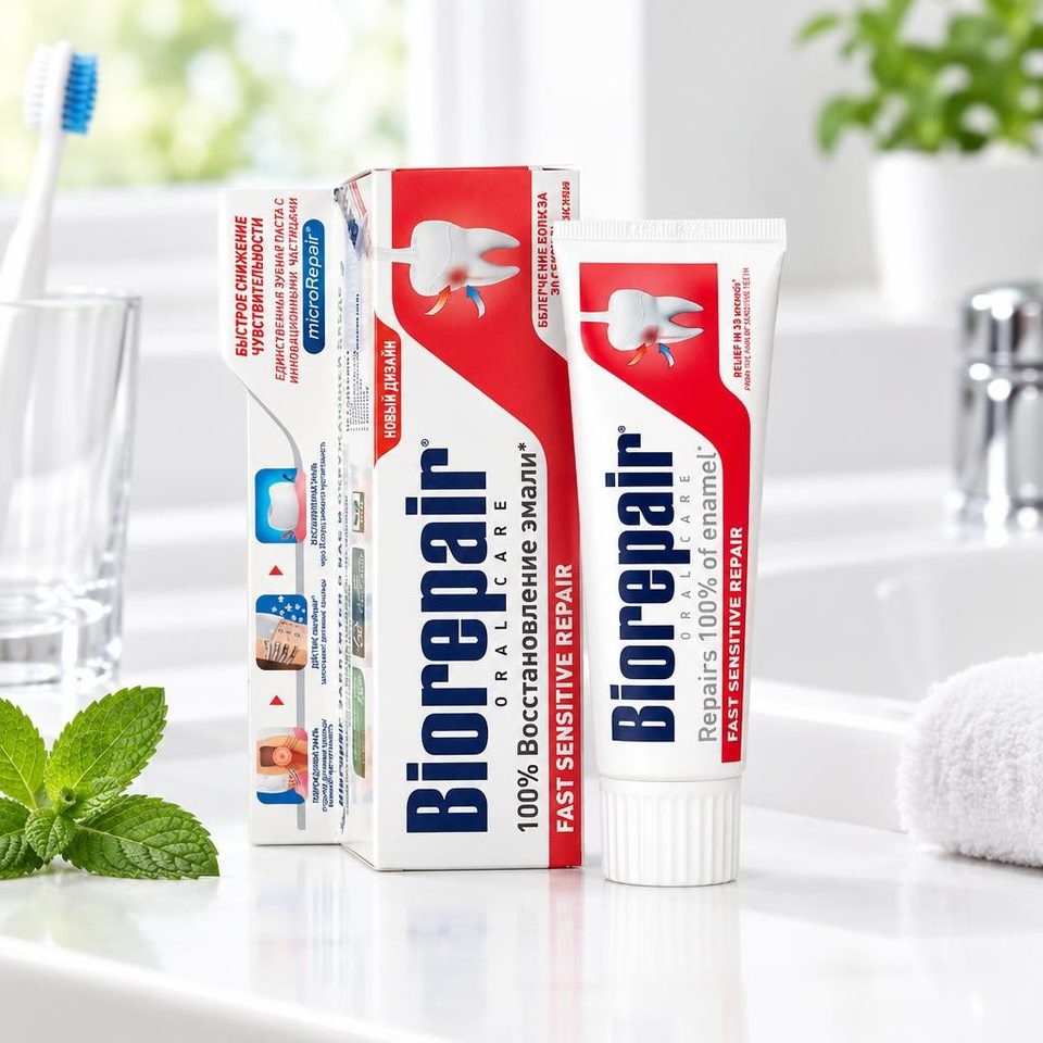 Biorepair Sensitive зубная паста для чувствительных зубов 75мл