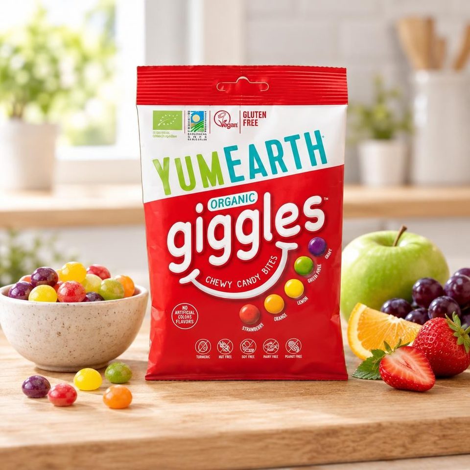 Органические фруктовые драже Giggles 40гр 12шт