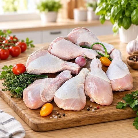 Деревенская курица Голень