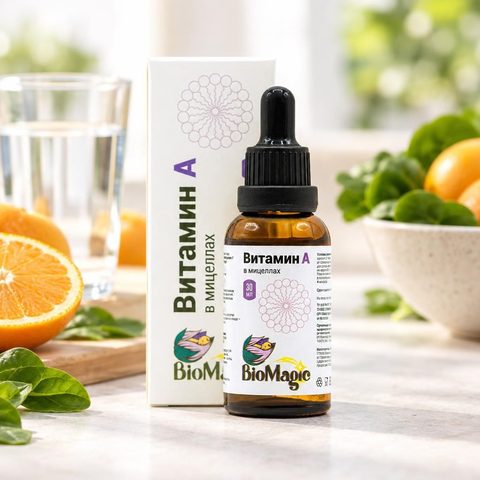 BIOMAGIC food Витамин А в мицеллах 30мл