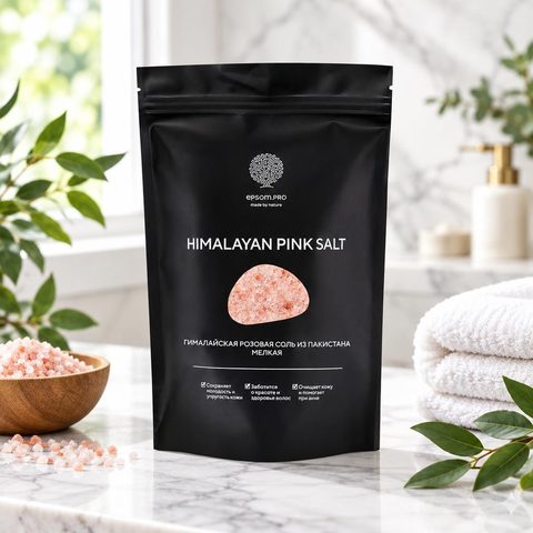 Epsom Salt Гималайская соль мелкая 1 кг 10 шт