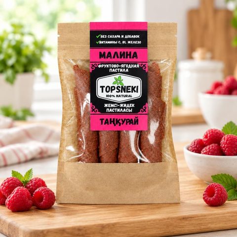Фруктово-ягодная пастила малина 35гр