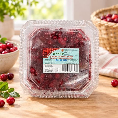 Ecoshop клюква замороженная 500 гр