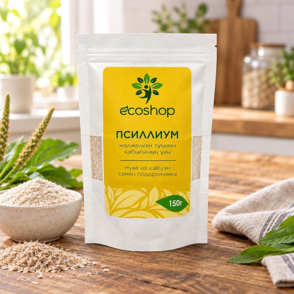 Garden Green Шелуха из псиллиума (шелухи семян подорожника 150гр)