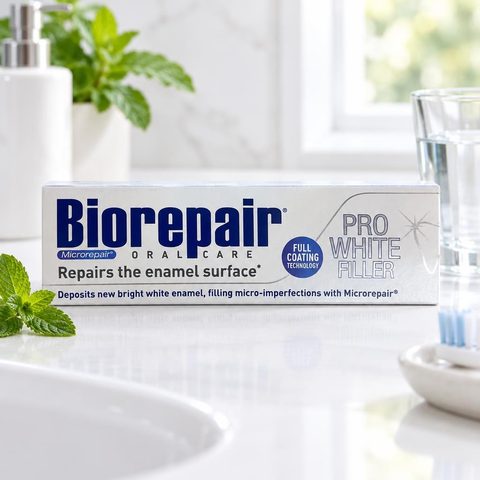 Biorepair Pro White зубная паста для востановление белизну зубов 75мл