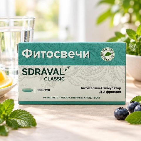 Фитосвечи ASDRAVAL CLASSIC 10 шт блистер