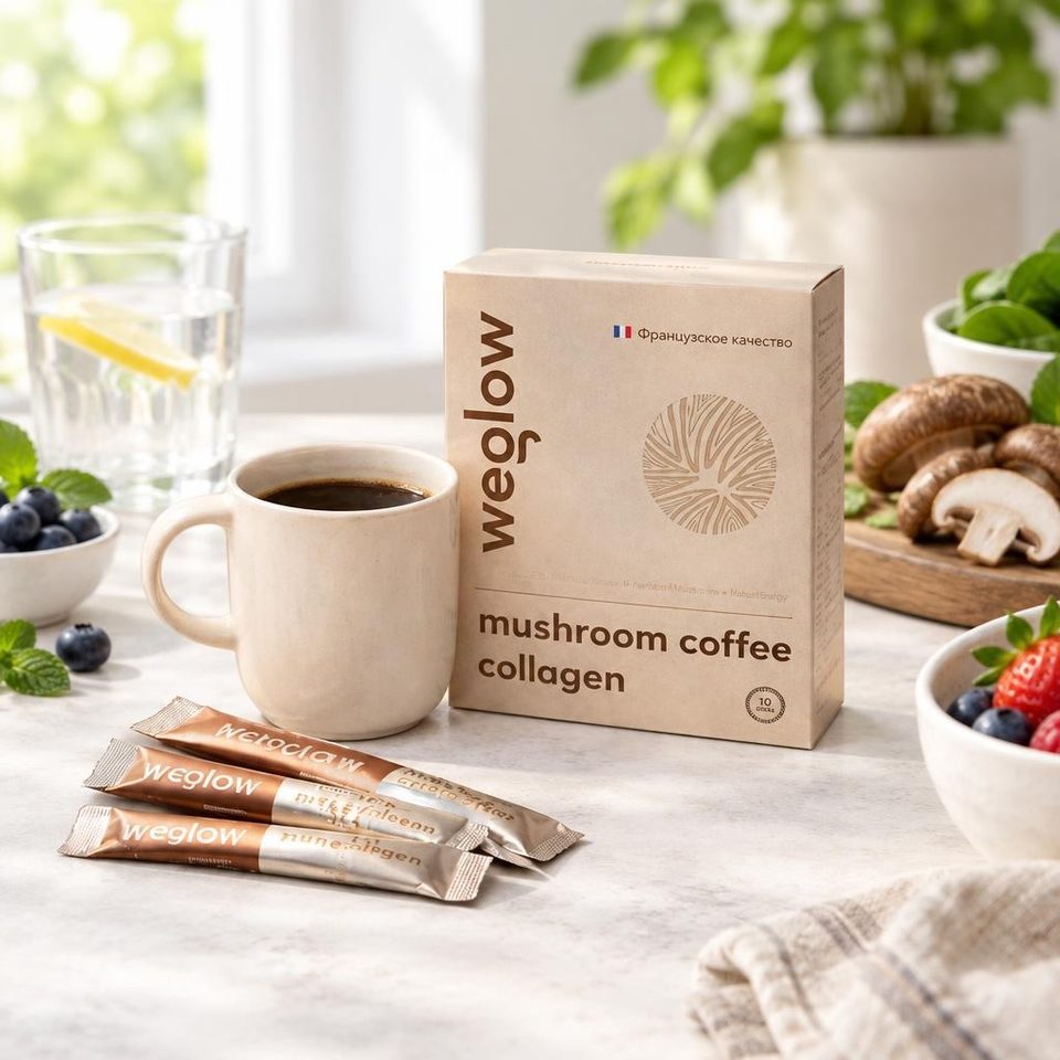 Marine Collagen Weglow (кофе коллаген грибы)