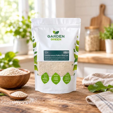Garden Green Шелуха псиллиума (шелухи семян подорожника 400гр)