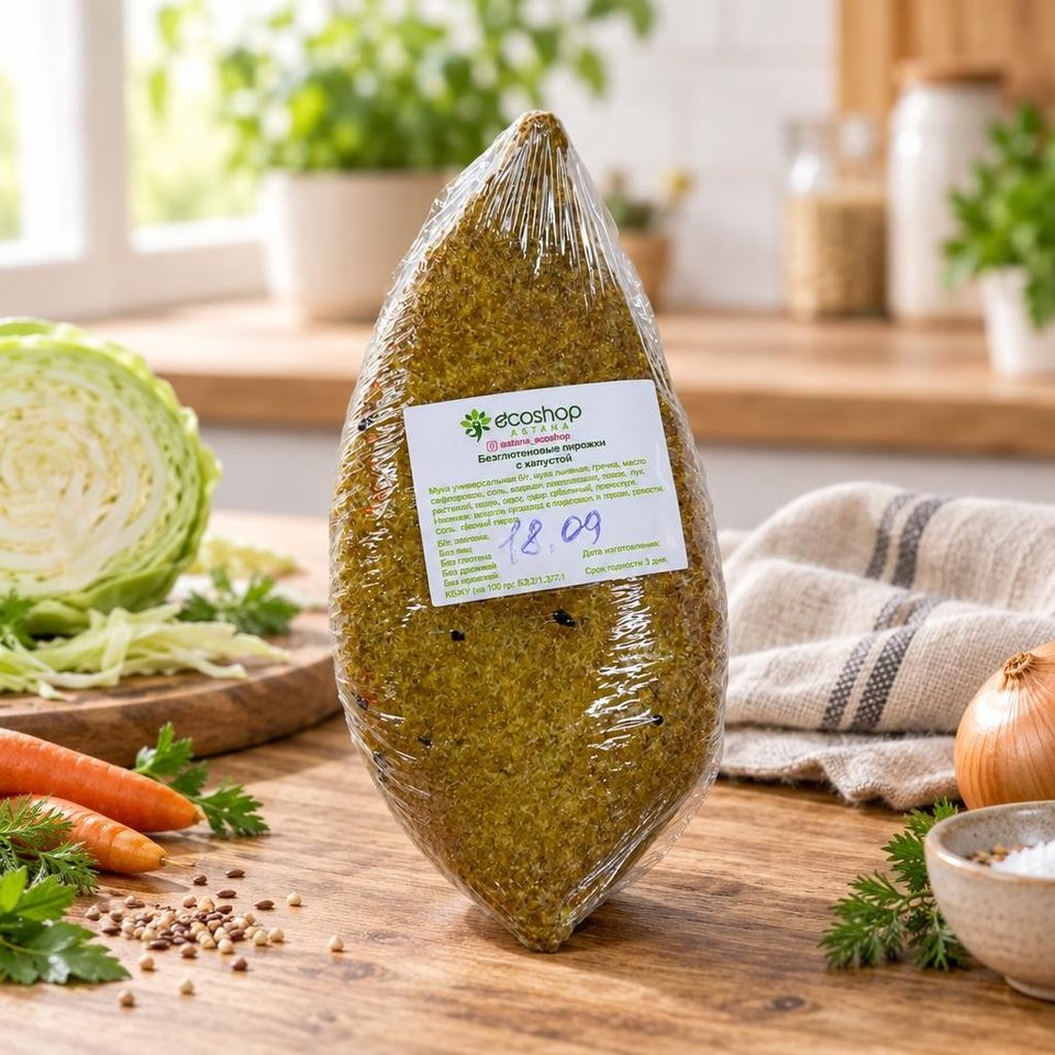 Пирожки без глютена с овощами