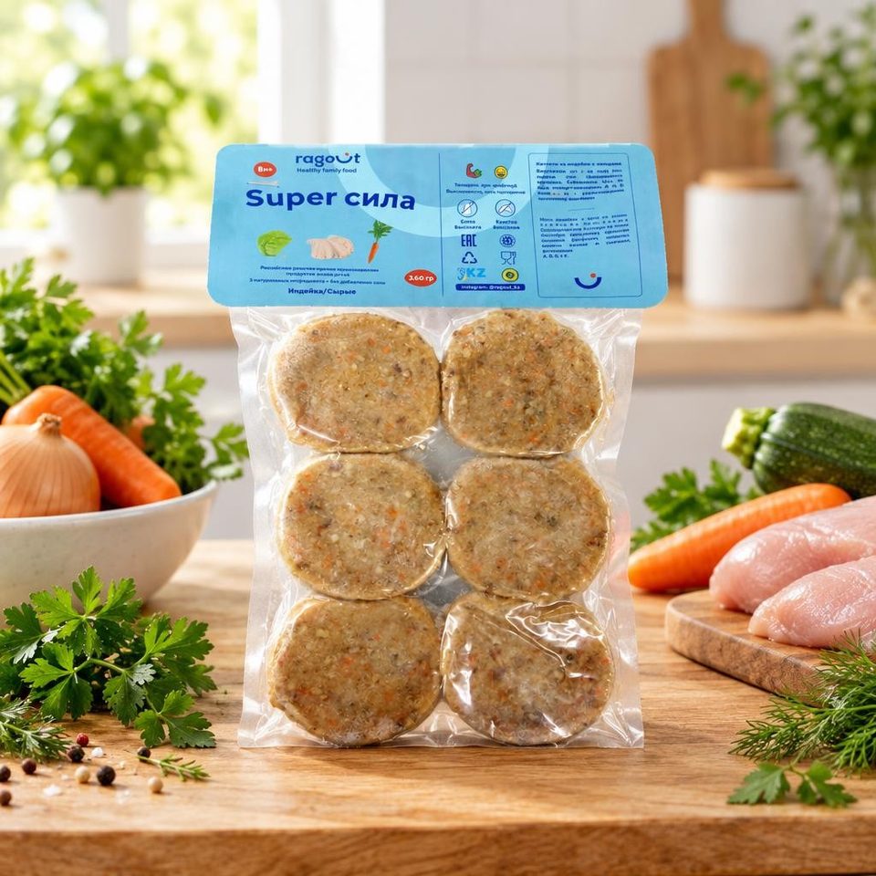Ragout Котлеты из индейка с овощами