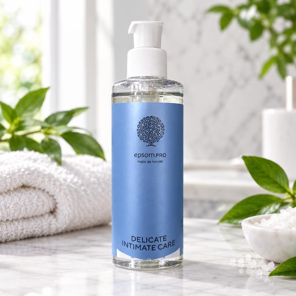 Epsom Salt Гель очищающий для интимной гигиены DELICATE INTIMATE WASH 250 мл