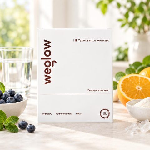 Marine Collagen Weglow+vitamin C hyaluronic acid silica