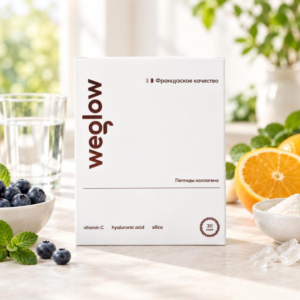 Marine Collagen Weglow+vitamin C hyaluronic acid silica