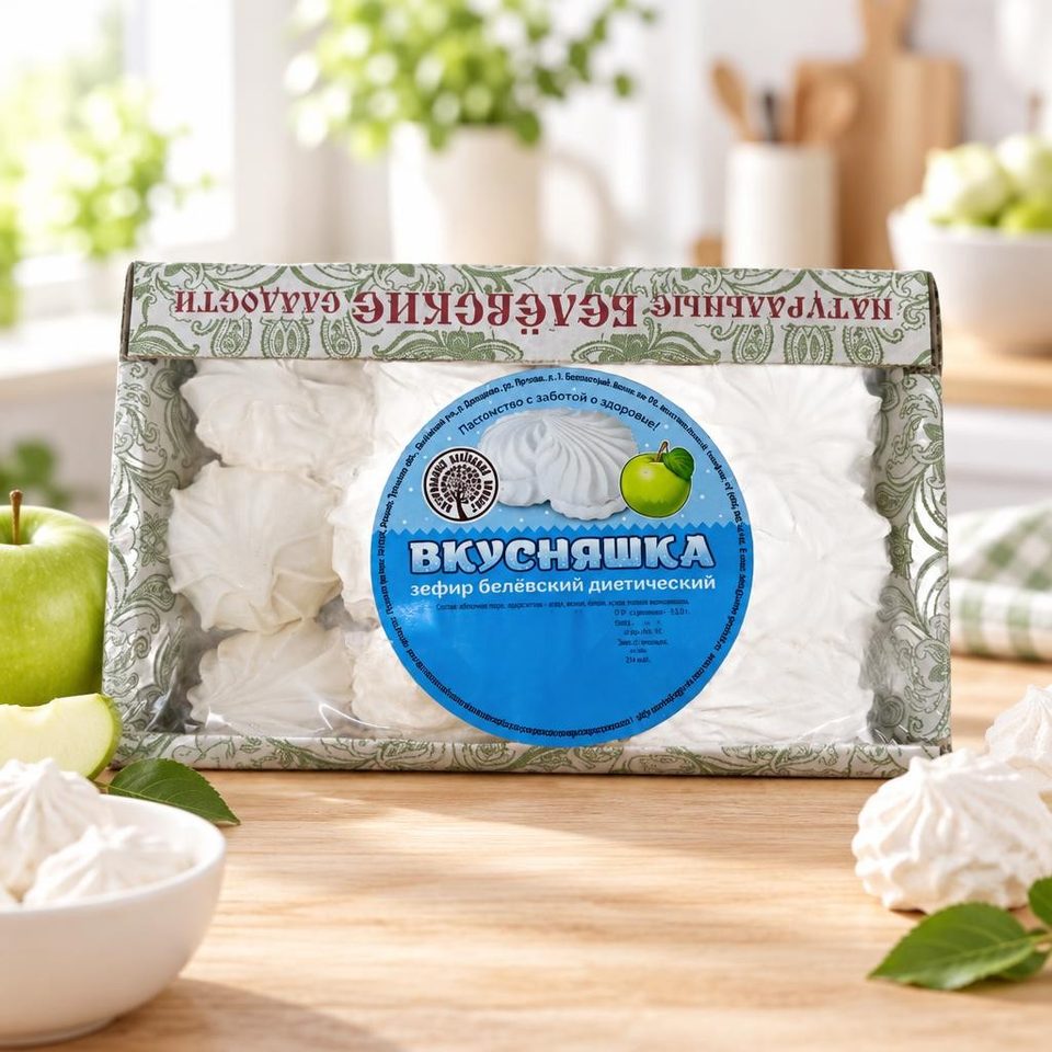 Зефир Вкусняшка Диетический 560 гр