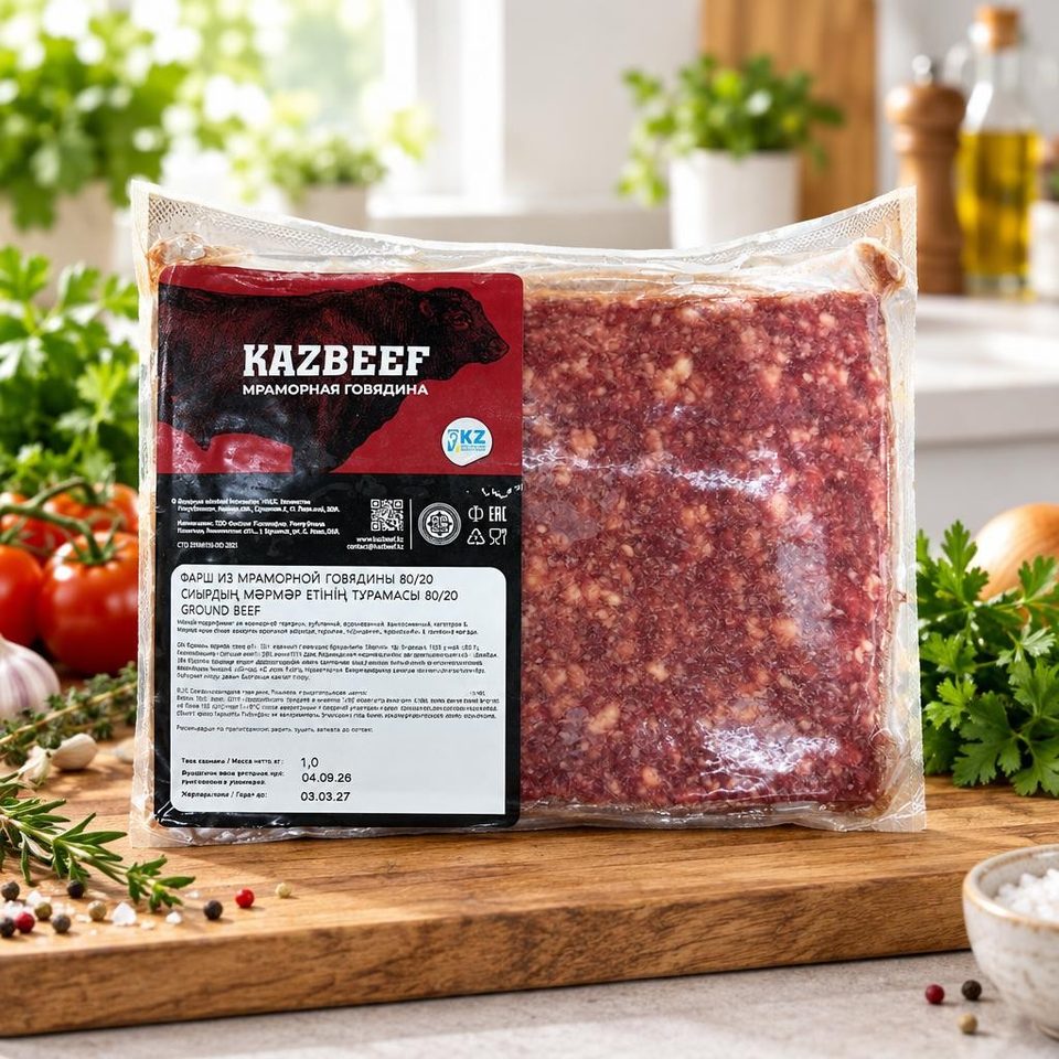 Фарш из мраморной говядины 1кг