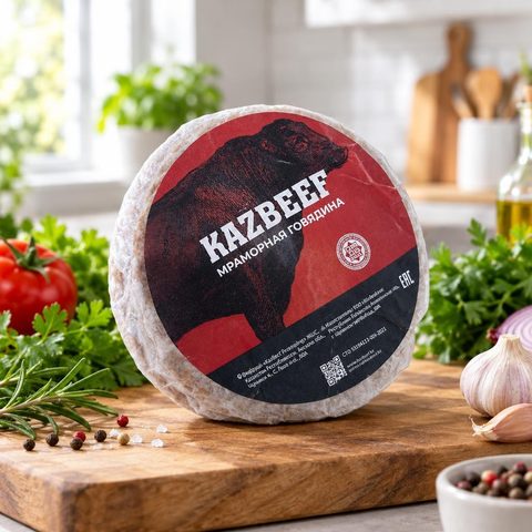 Котлета для бургера из мраморной говядины 0,39гр