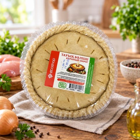 Пирог замороженный готовый с курицей ИП Алдияр