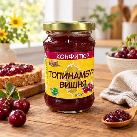 Конфитюр топинамбур Вишня 280гр