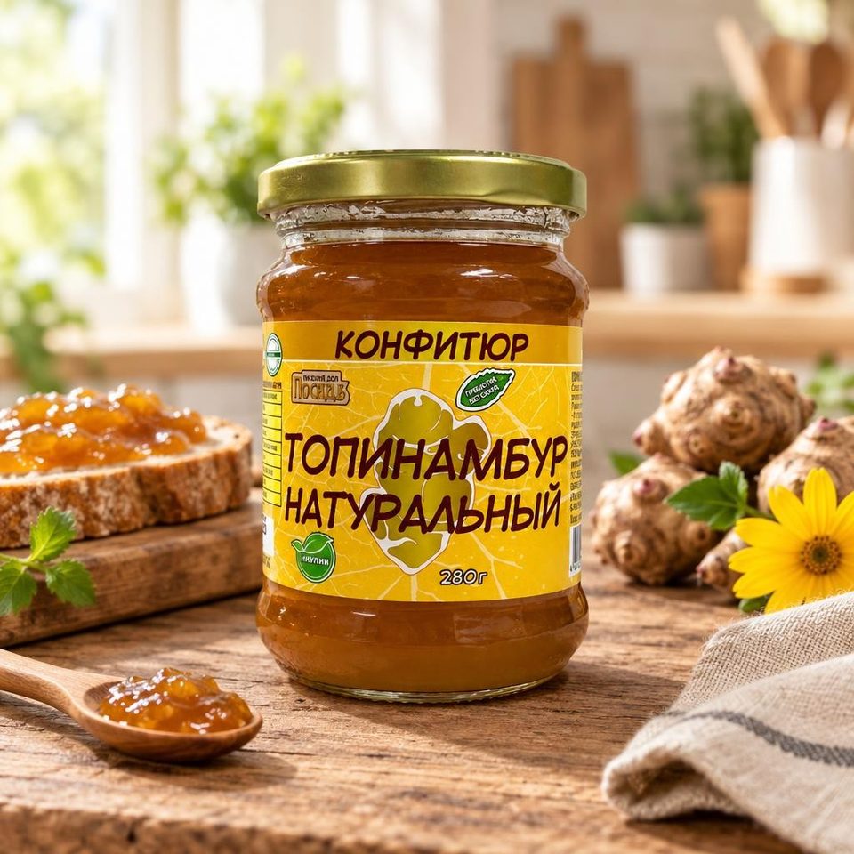 Конфитюр топинамбур Натуральный 280гр