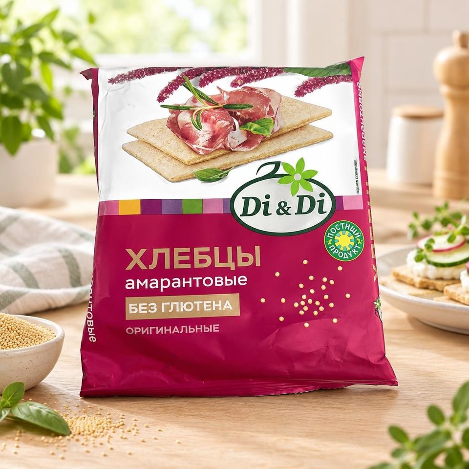Хлебцы амарантовые Di&Di 100 гр 12 шт