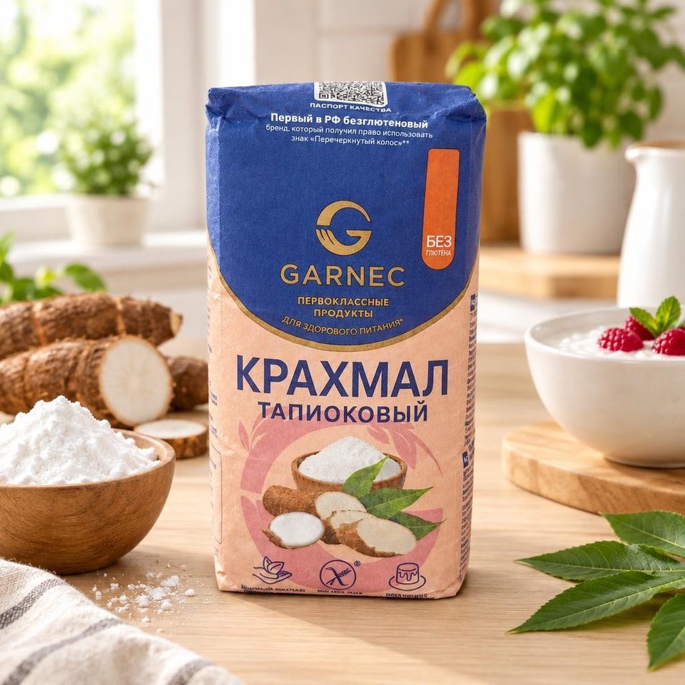 Гарнец Крахмал тапиоковый 500 гр