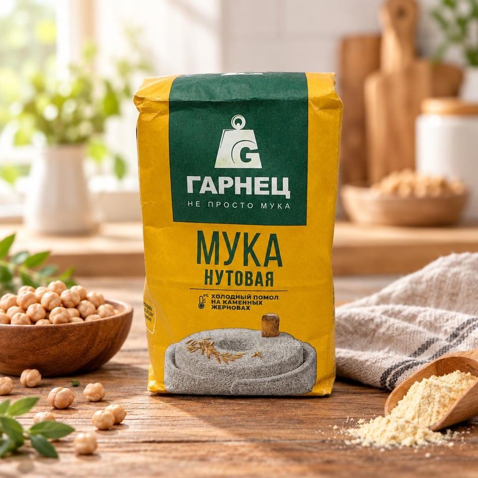 Гарнец Мука Нутовая 400гр