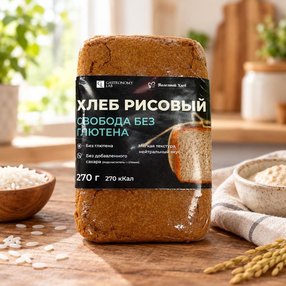 Хлеб безглютеновая на рисовой закваске