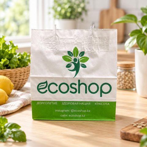 Бумажные пакеты маленькие Ecoshop