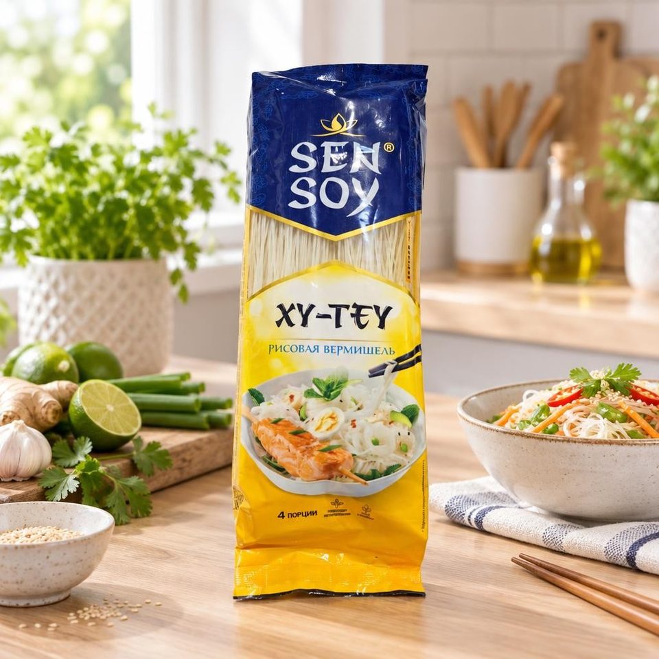Sen soy Вермишель Фунчоза 200гр 16шт