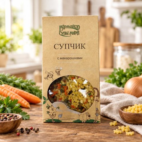 Супы Мира Супчик с макарошками 210 гр 10 шт