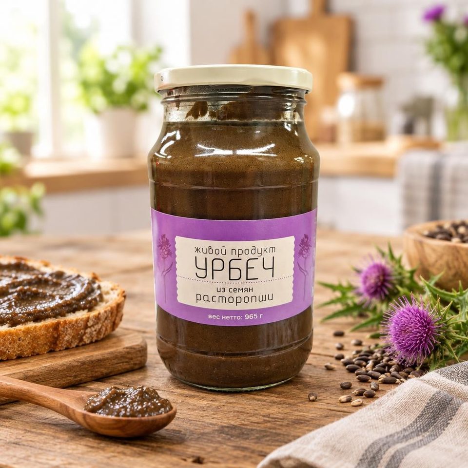 Урбеч из семян Расторопши 965 гр 6шт