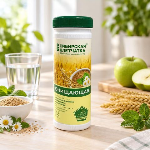 Сибирская клетчатка Очищающая 170 гр 12шт