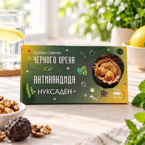 Крем-свечи Нуксаден АнтиКандида №10 Фитэко