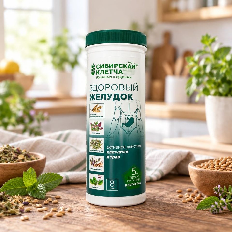 Сибирская клетчатка Здоровый желудок 170 гр