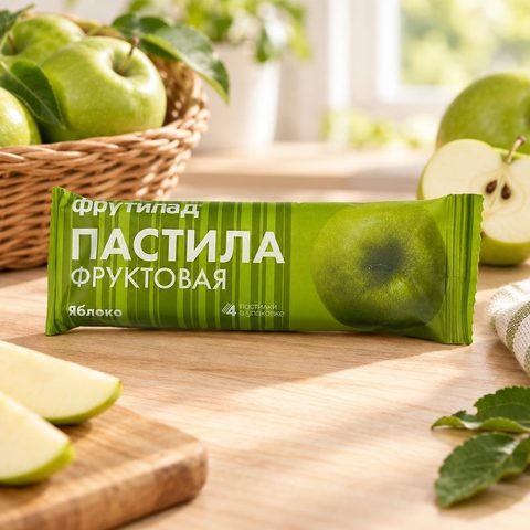 Фруктовая пастила яблочная 30гр 12 шт