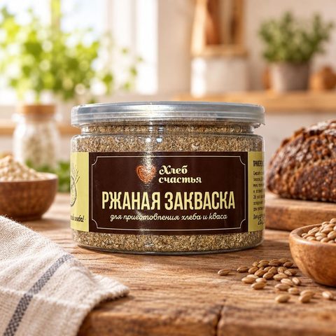Хлеб счастья Закваска ржаная 100 гр