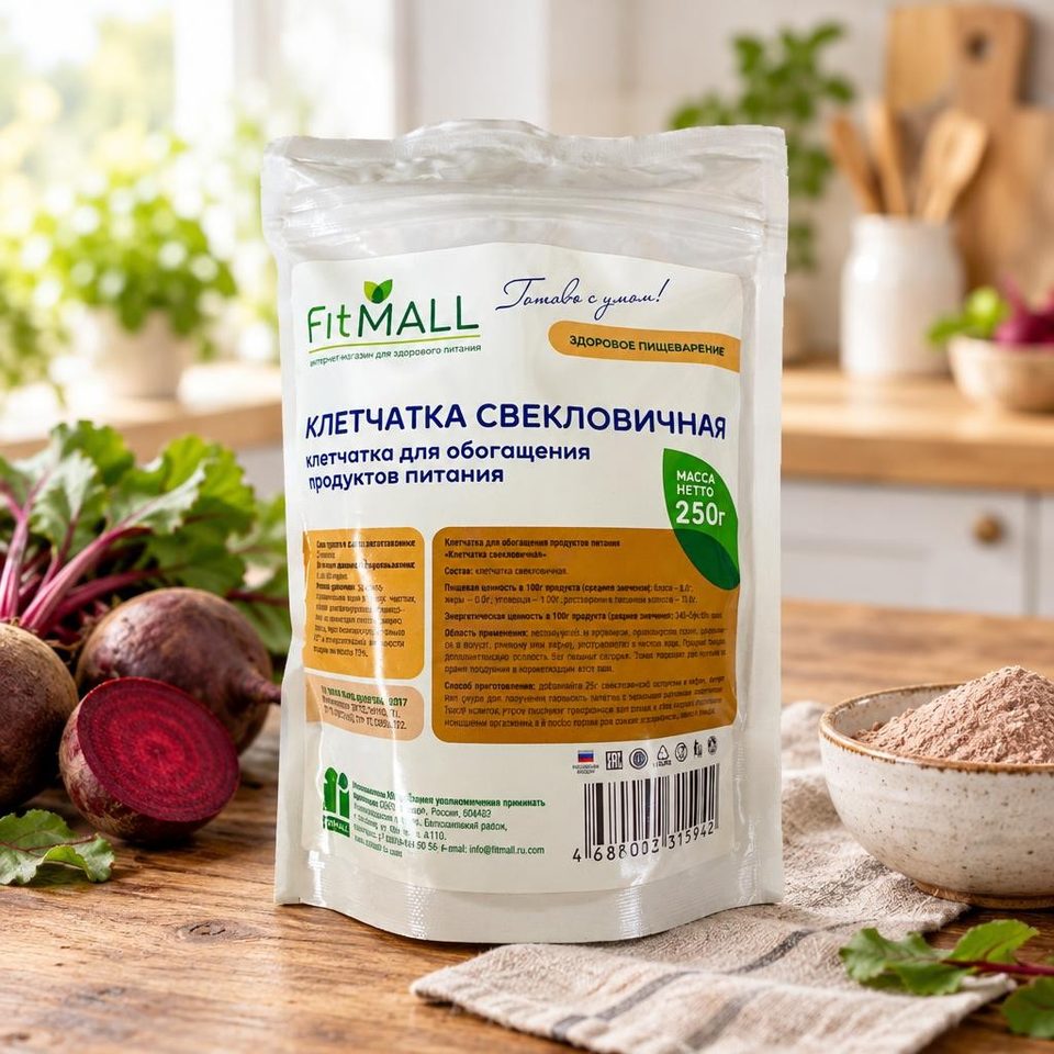 Фитпарад Клетчатка свекловичная 250гр TM FitMall 9шт