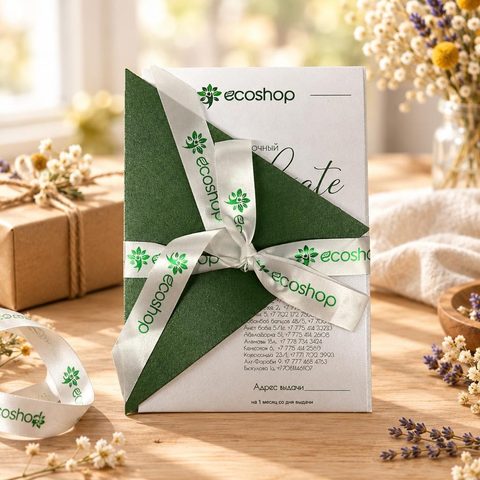 Сертификат с конвертом Ecoshop
