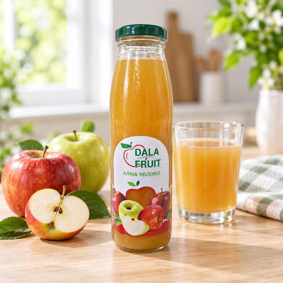 Dala fruit яблочный сок 0,3 л