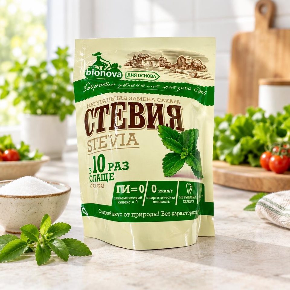 Bianova Столовый подсластитель Стевия 200гр