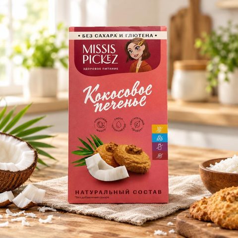 Missis Pickez Печенье Кокосовое 100 гр