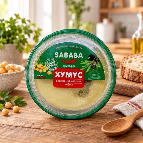 Sababa Хумус рецепт из Назарета 300гр 4шт