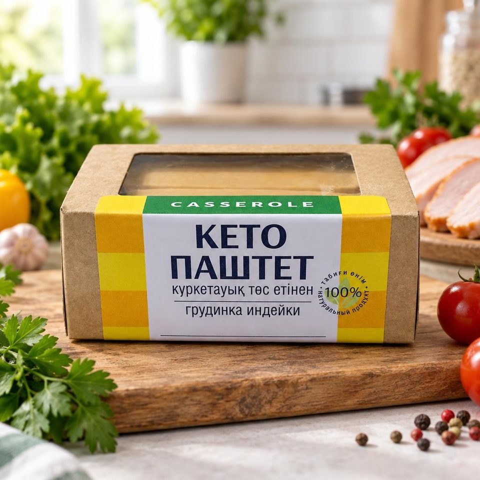 Dr Casserole Кето паштет грудинка индейки 200гр